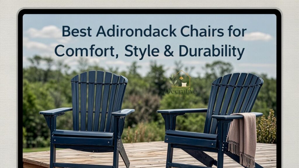 Best Adirondack Chairs for Comfort, Style & Durability