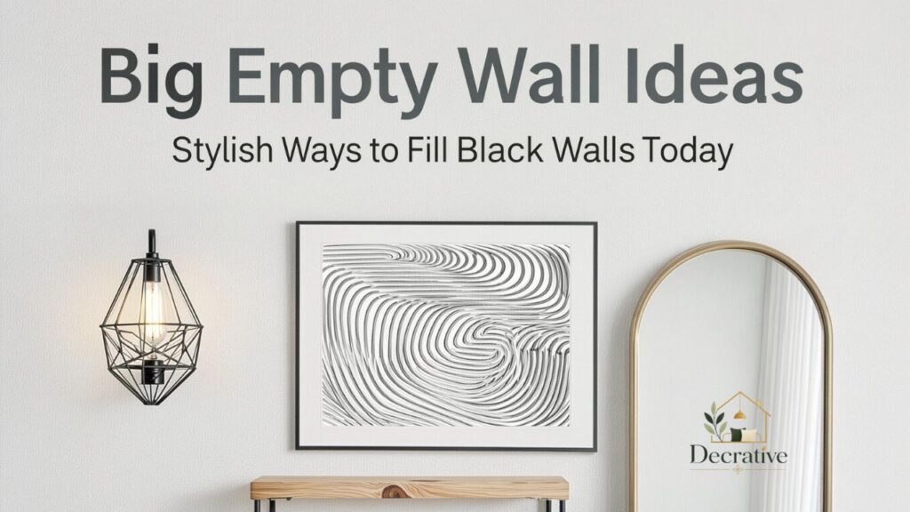 Big Empty Wall Ideas Stylish Ways to Fill Blank Walls Today