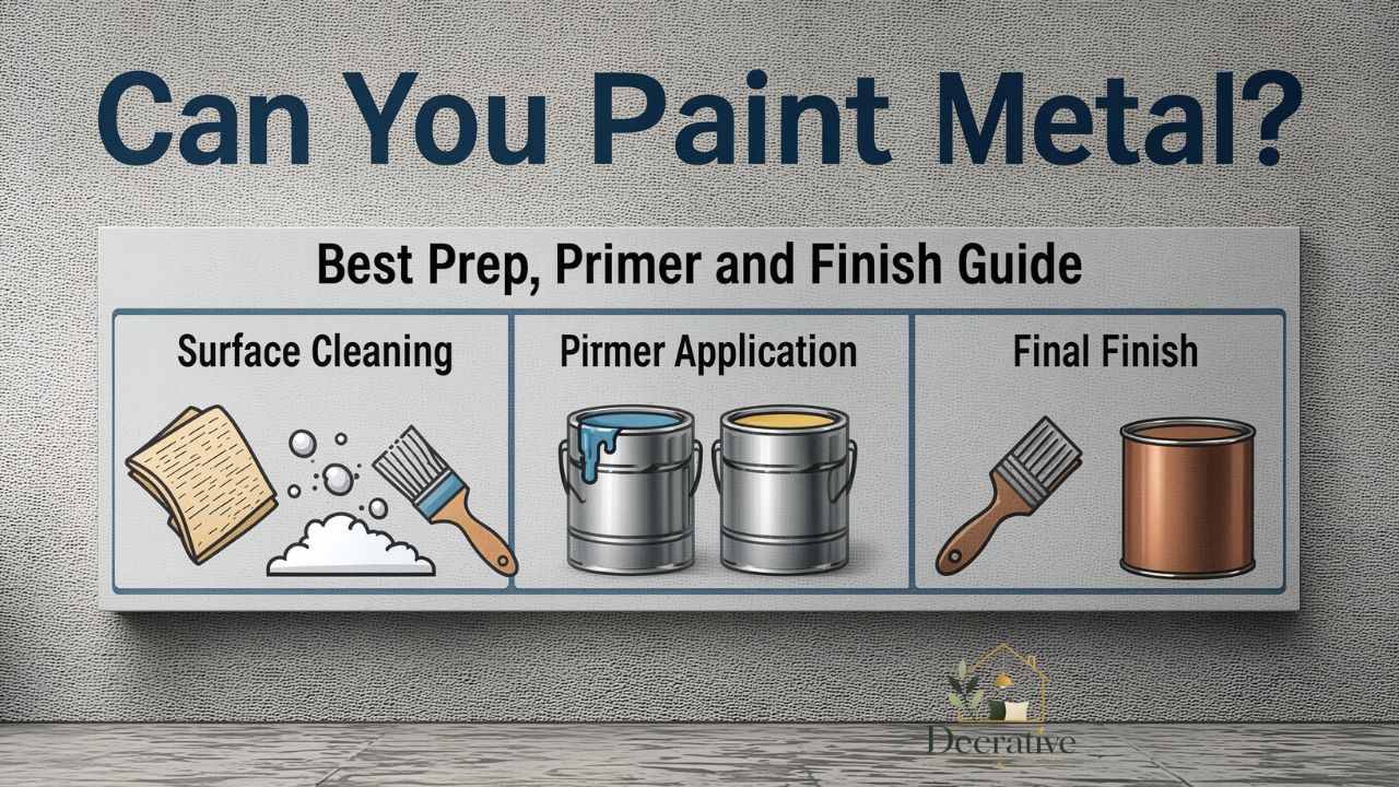 Can You Paint Metal Best Prep, Primer and Finish Guide