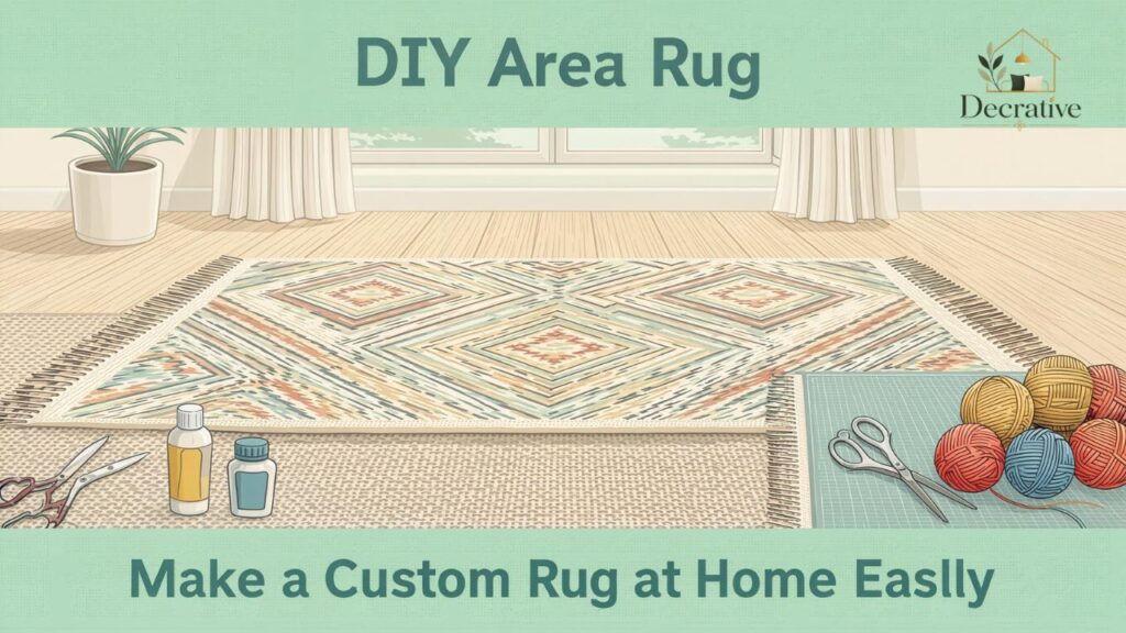DIY Area Rug Make a Custom Rug at Home Easily