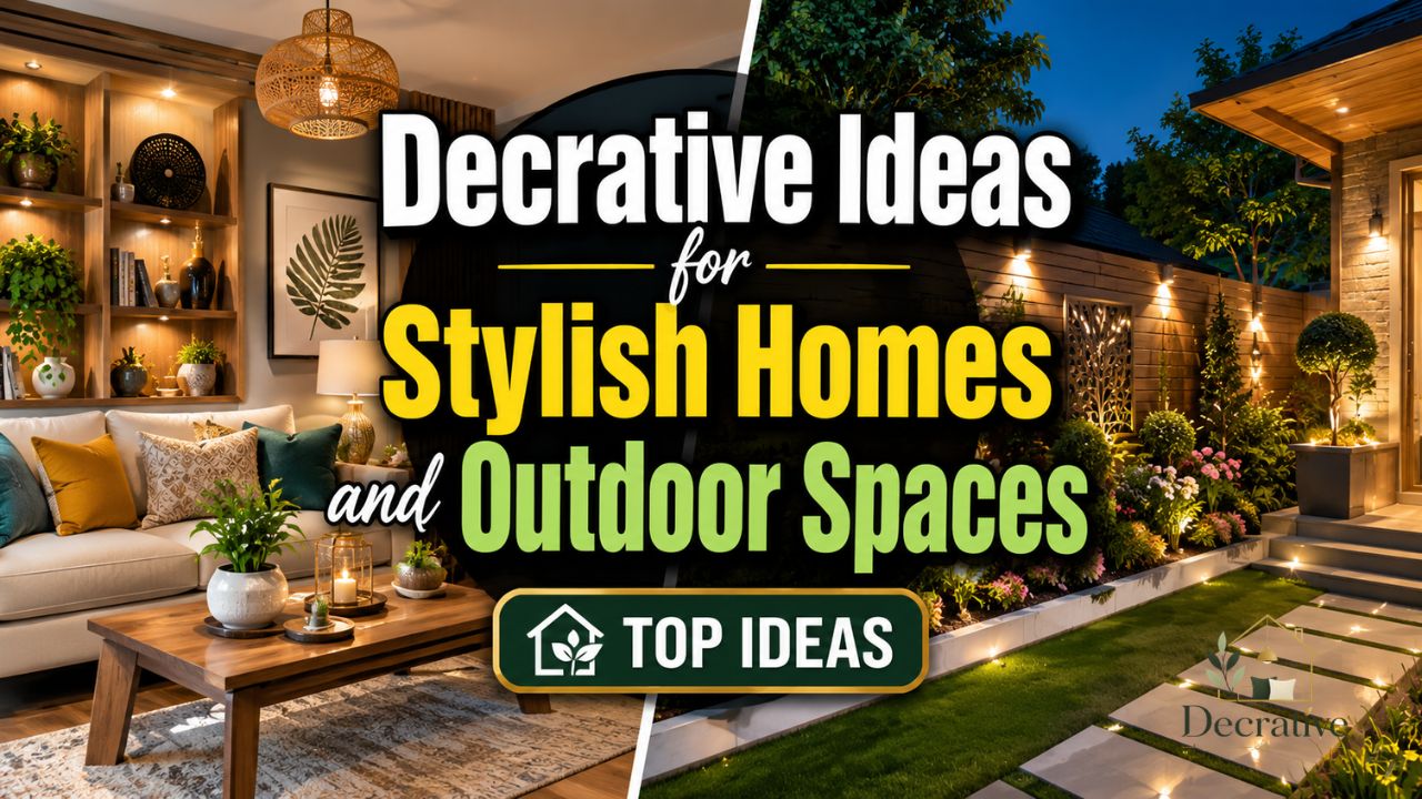 Decrative Ideas for Stylish Homes and Outdoor Spaces