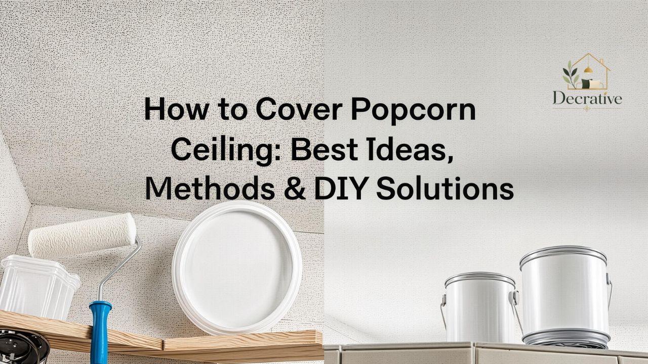 How to Cover Popcorn Ceiling Best Ideas, Methods & DIY Solutions