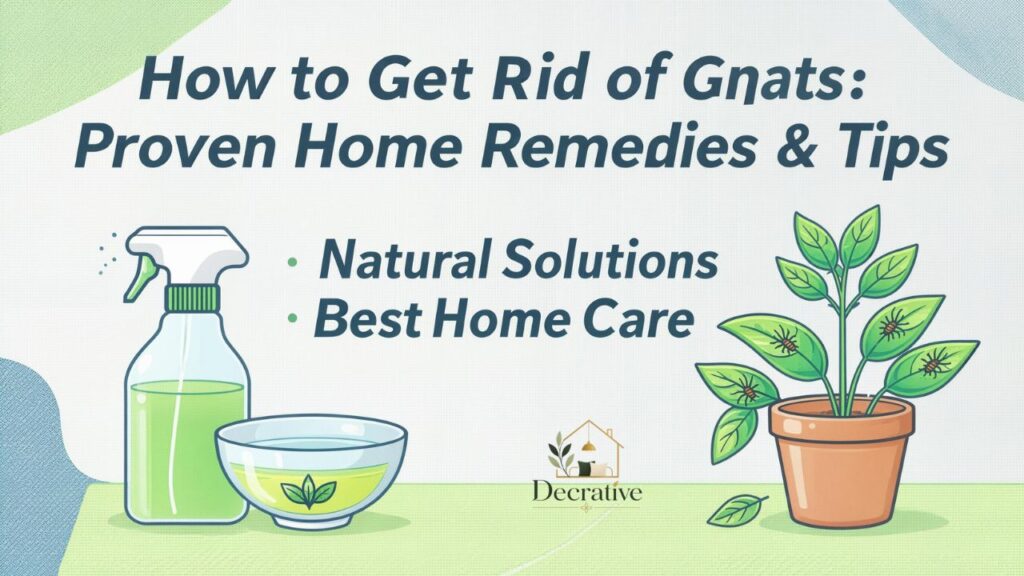 How to Get Rid of Gnats Proven Home Remedies & Tips