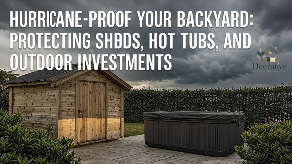 Hurricane-Proof Your Backyard Protecting Sheds, Hot Tubs, and Outdoor Investments