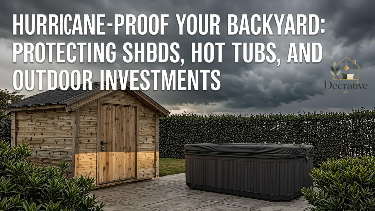 Hurricane-Proof Your Backyard Protecting Sheds, Hot Tubs, and Outdoor Investments
