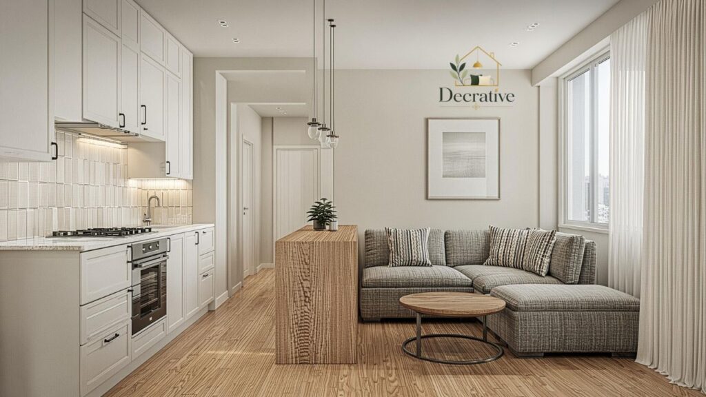 Small House Open Concept Kitchen and Living Room Designs