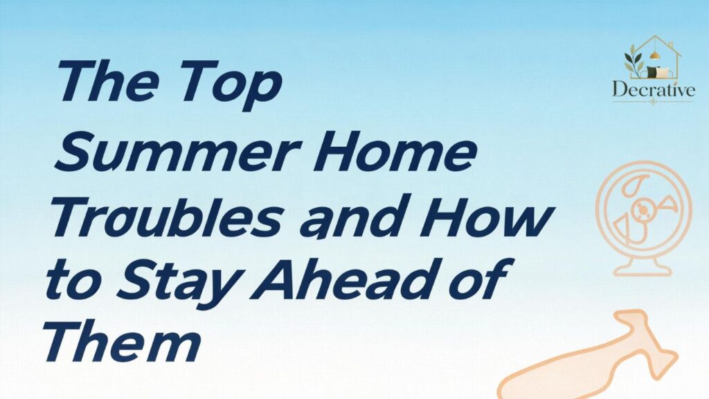The Top Summer Home Troubles and How to Stay Ahead of Them